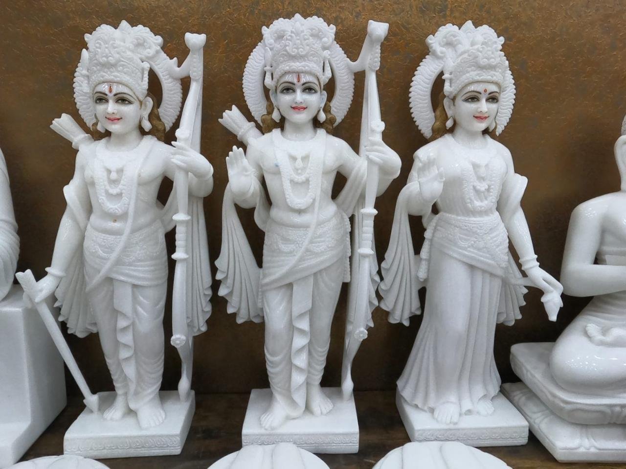 Shri Ram marble statues -